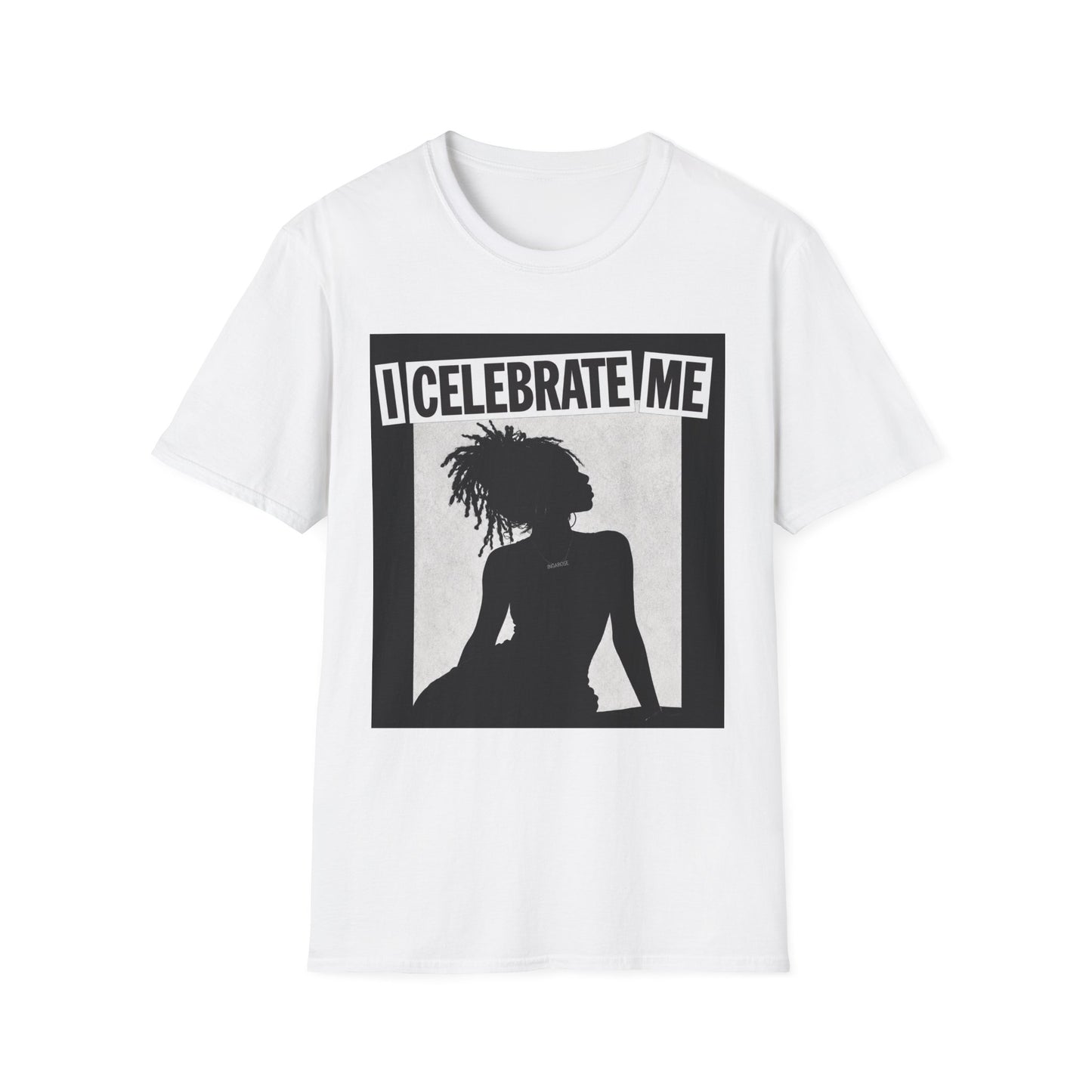 Celebrate Me T‑Shirt — Empowering Silhouette Graphic Tee