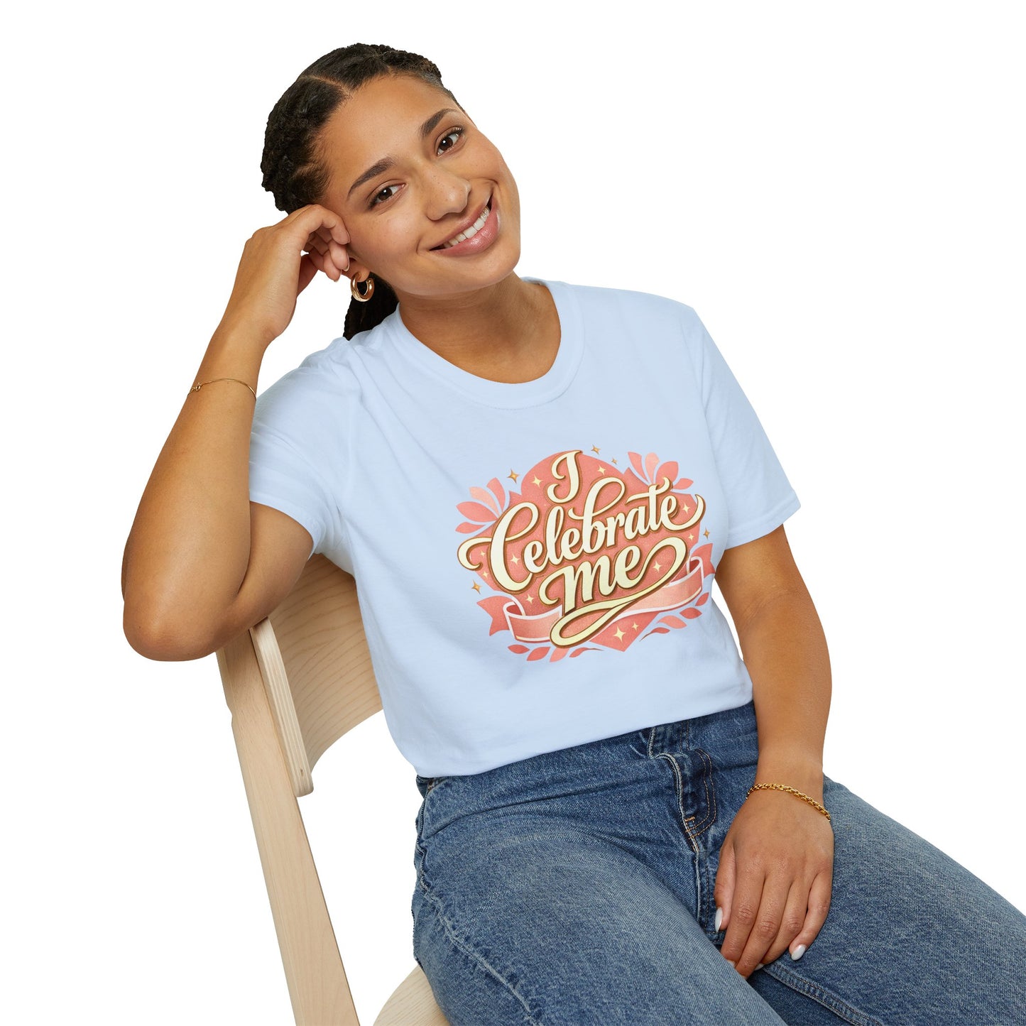 I Celebrate Me T-Shirt — Self-Love Inspirational Tee