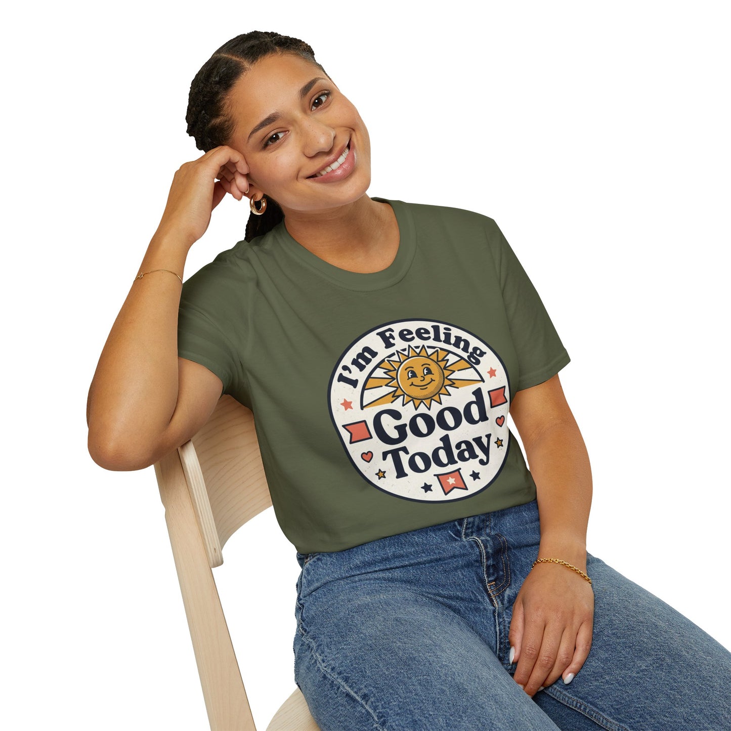 Good Today T-Shirt — Retro Sun Positive Vibes Tee