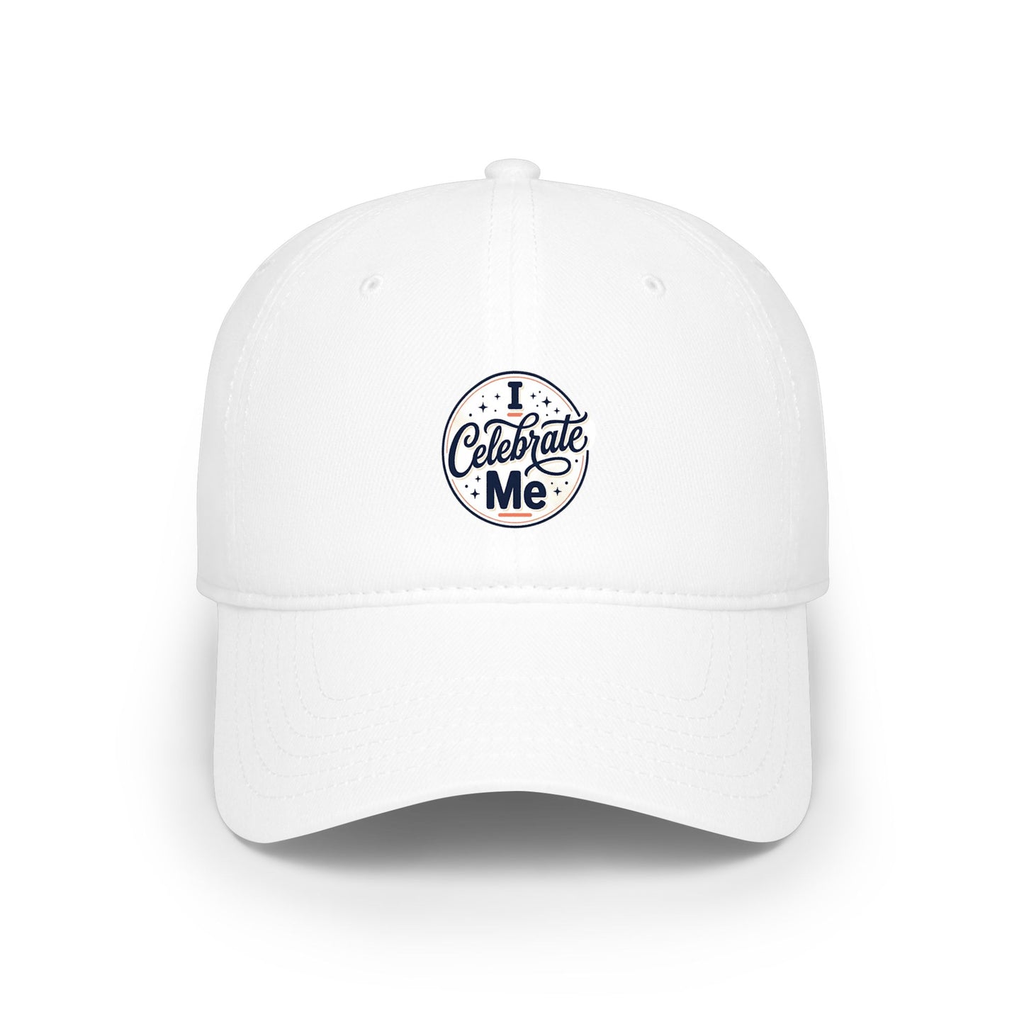 Low Profile Cap — “I Celebrate Me” Motivational Baseball Hat