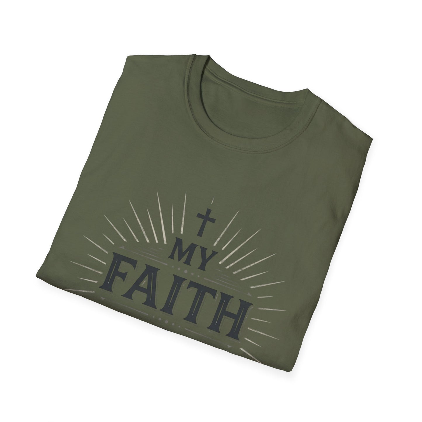 Christian T-Shirt — "My Faith Humbled Me" Inspirational Gospel Tee