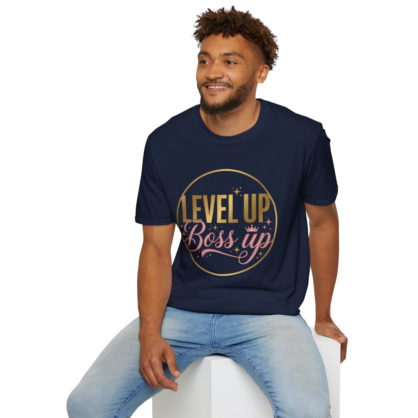 Level Up Boss Up T-Shirt — Inspirational Women’s Empowerment Tee