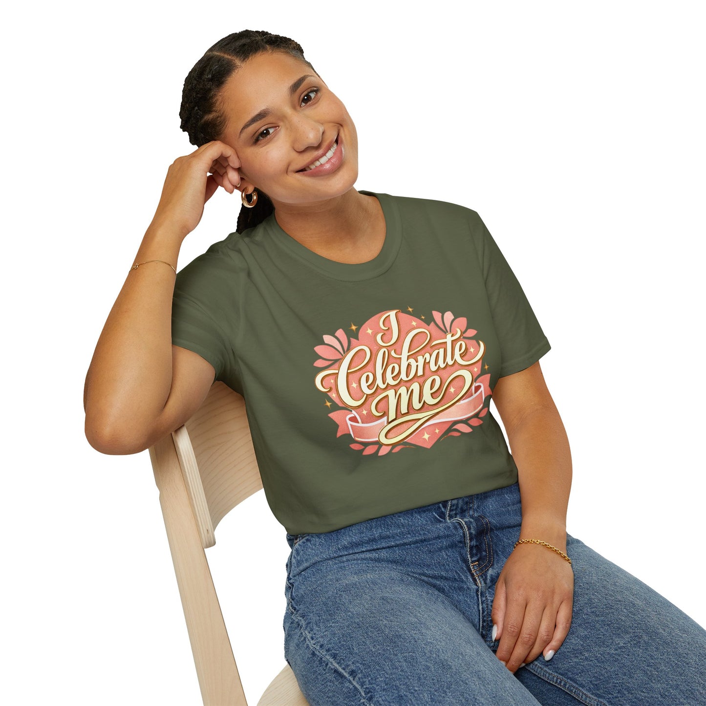 I Celebrate Me T-Shirt — Self-Love Inspirational Tee