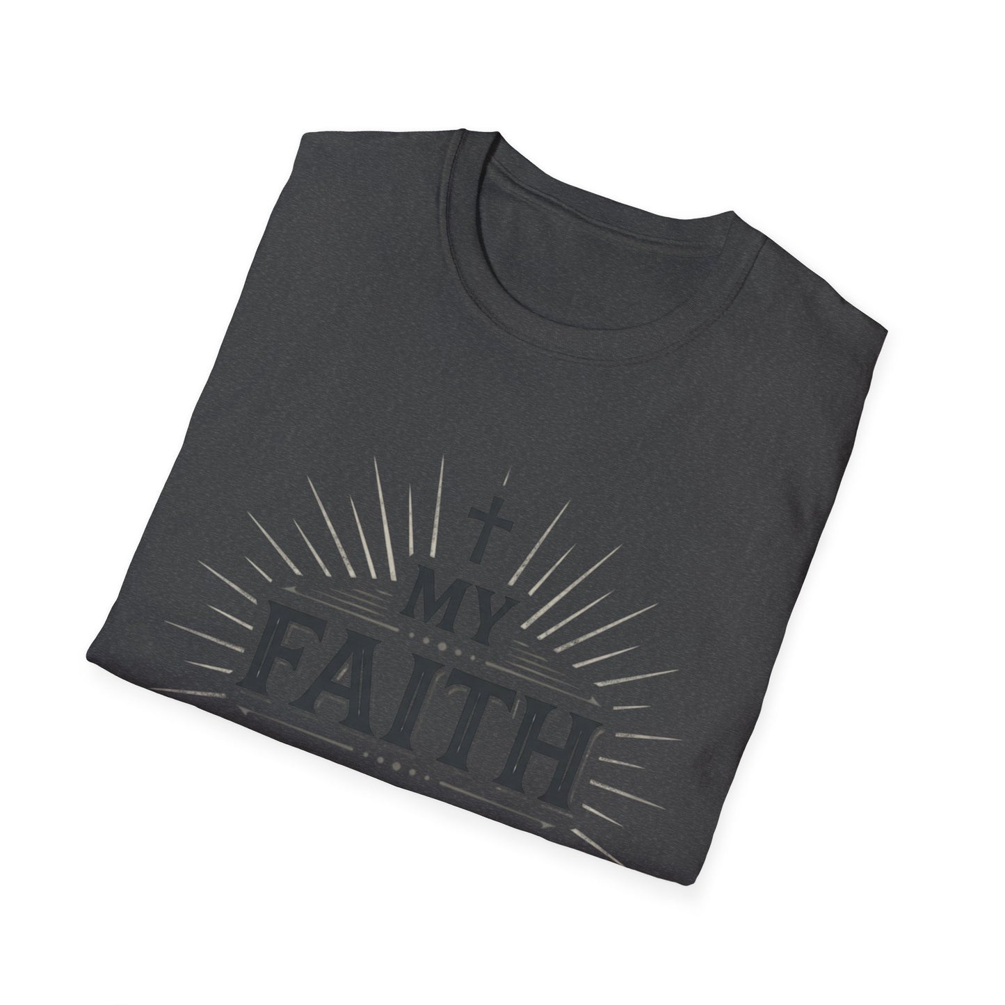 Christian T-Shirt — "My Faith Humbled Me" Inspirational Gospel Tee