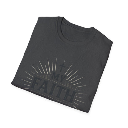 Christian T-Shirt — "My Faith Humbled Me" Inspirational Gospel Tee