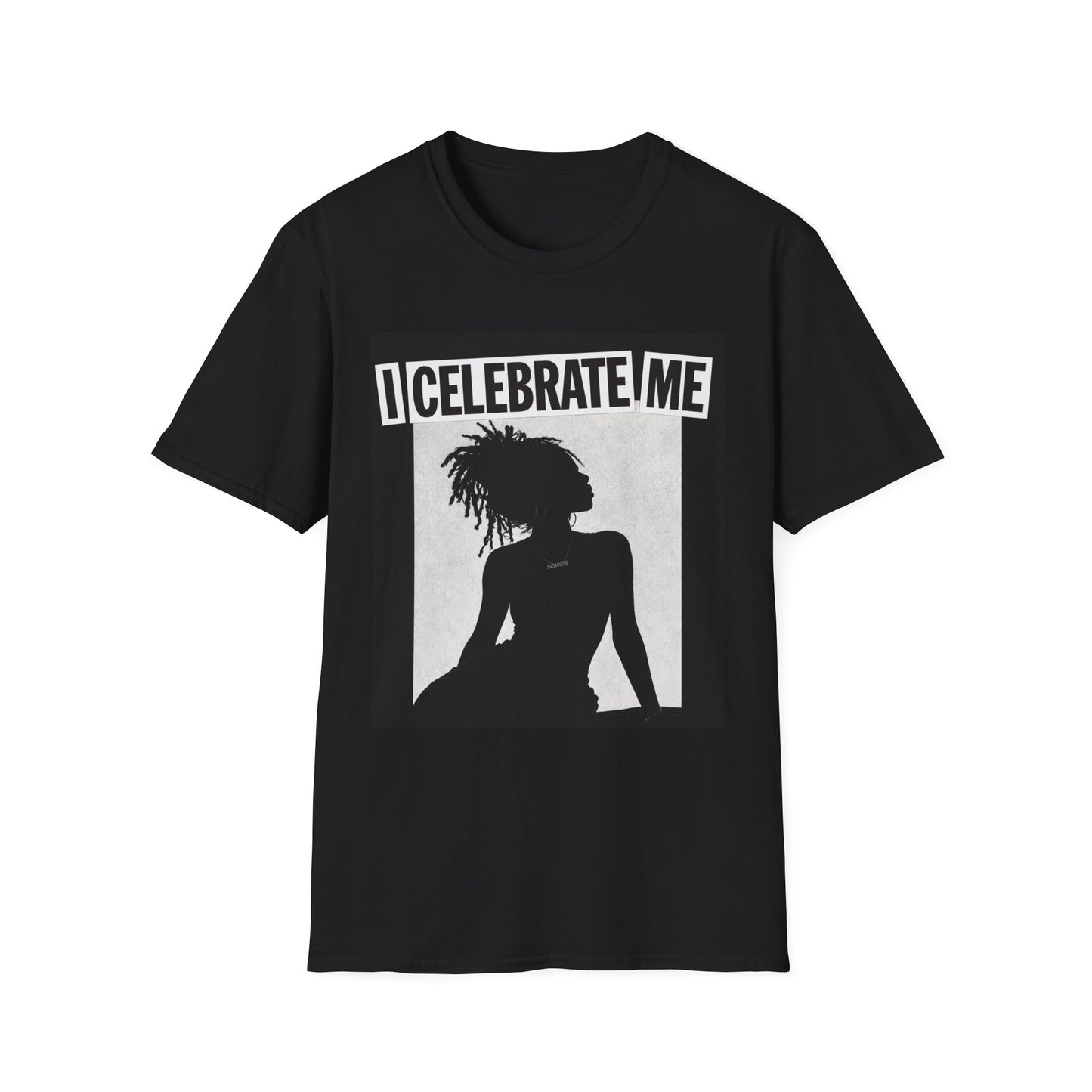 Celebrate Me T‑Shirt — Empowering Silhouette Graphic Tee