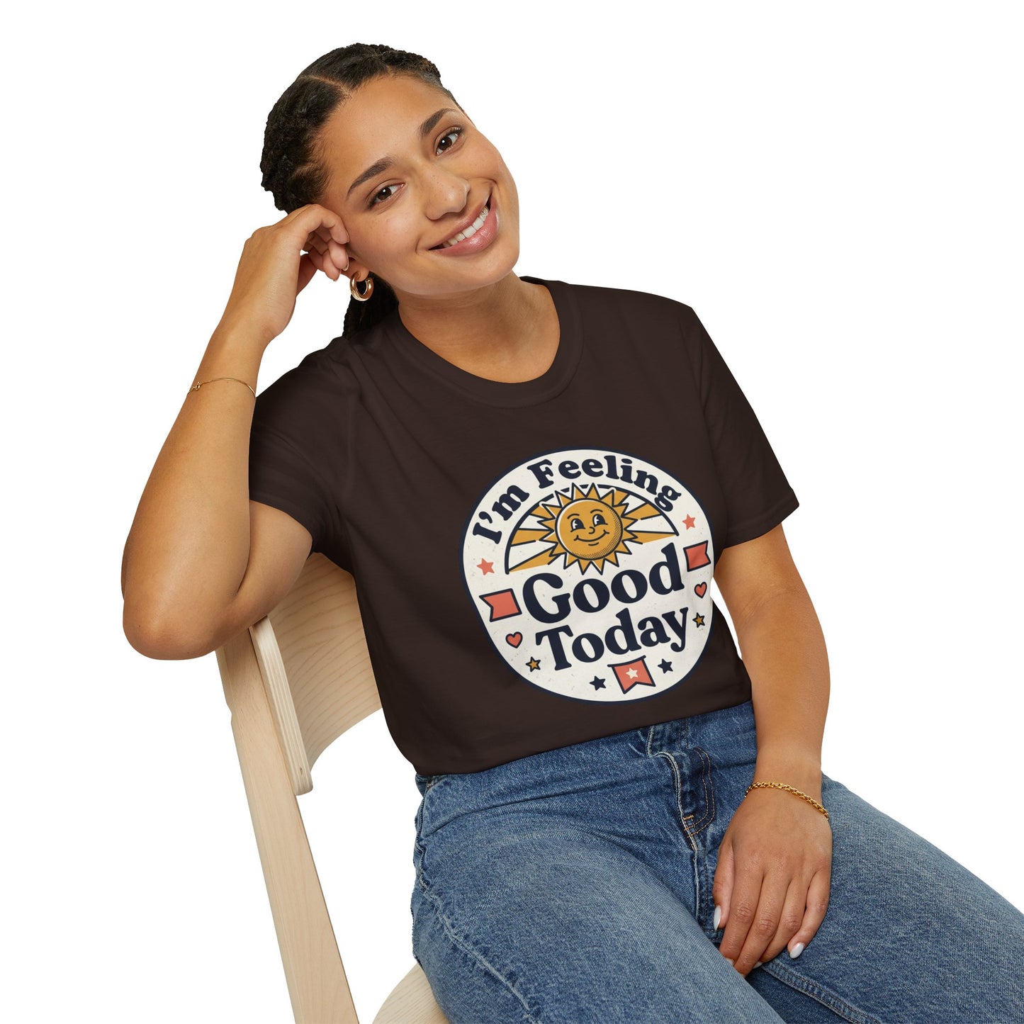 Good Today T-Shirt — Retro Sun Positive Vibes Tee