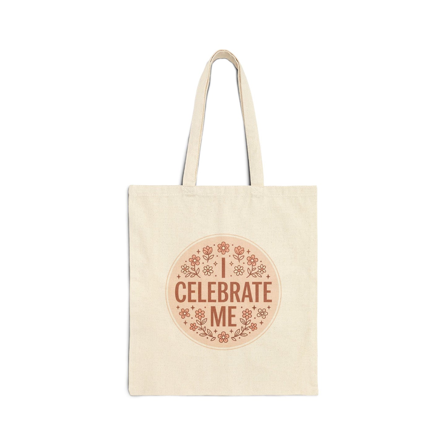 Celebrate Me Canvas Tote Bag