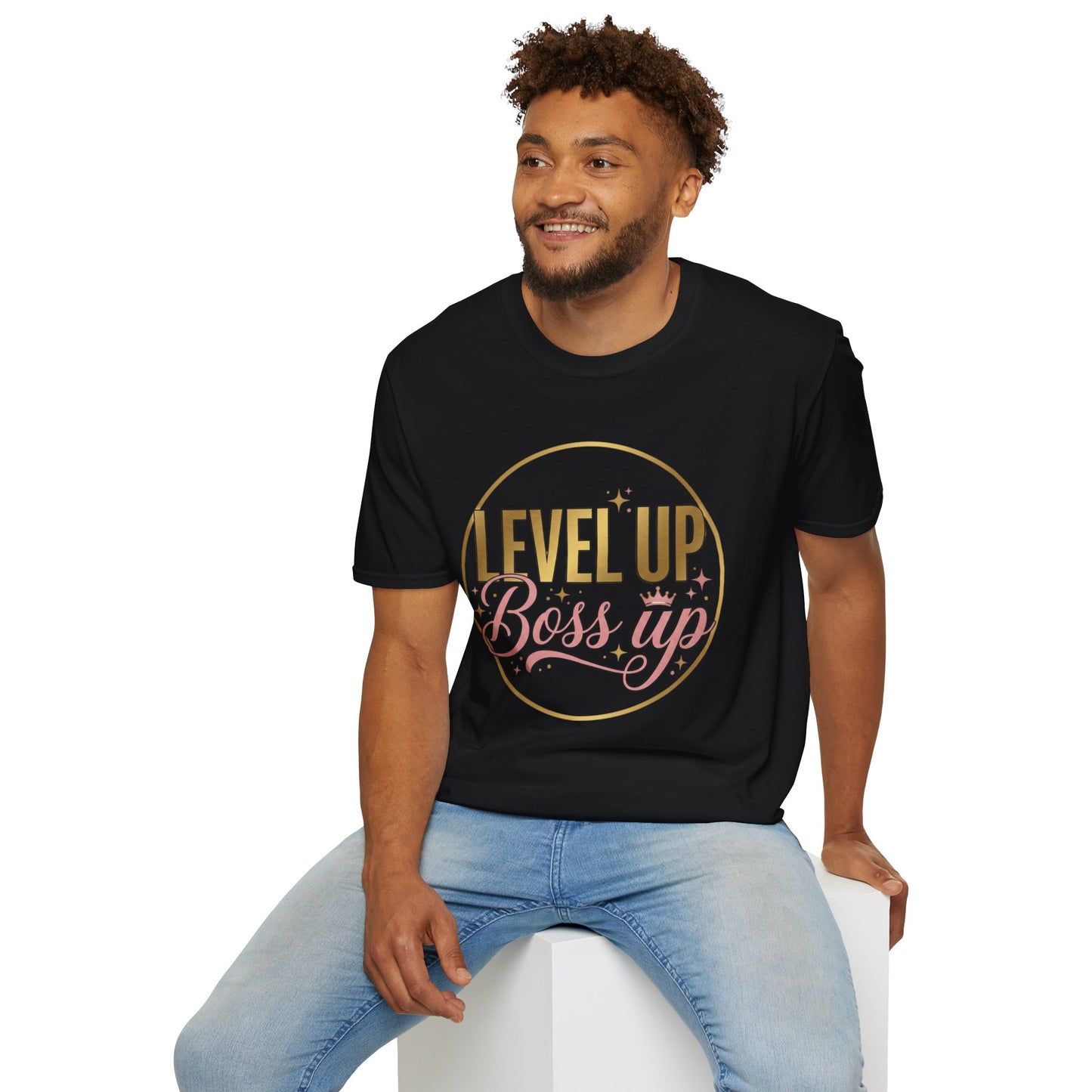 Level Up Boss Up T-Shirt — Inspirational Women’s Empowerment Tee