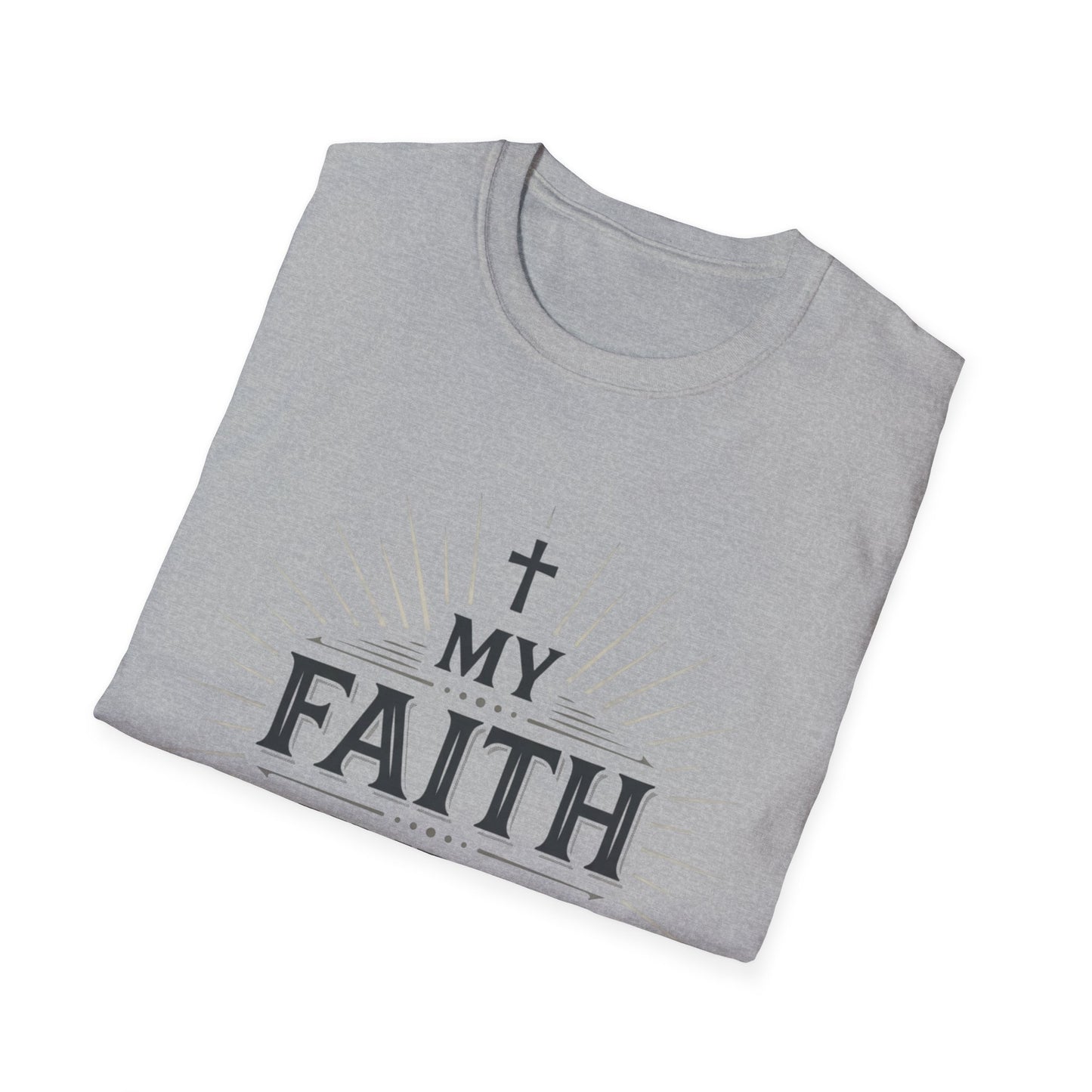 Christian T-Shirt — "My Faith Humbled Me" Inspirational Gospel Tee