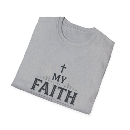 Christian T-Shirt — "My Faith Humbled Me" Inspirational Gospel Tee