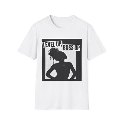 Level Up, Boss Up T-Shirt — Empowerment Graphic Tee