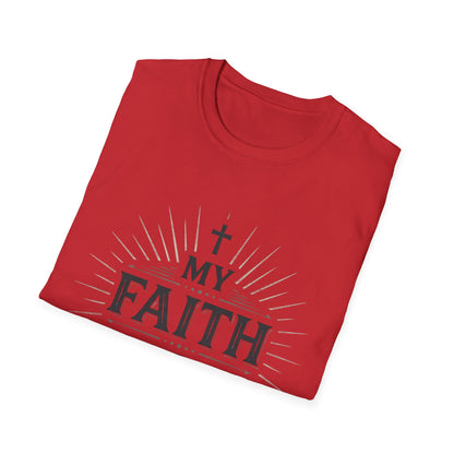 Christian T-Shirt — "My Faith Humbled Me" Inspirational Gospel Tee