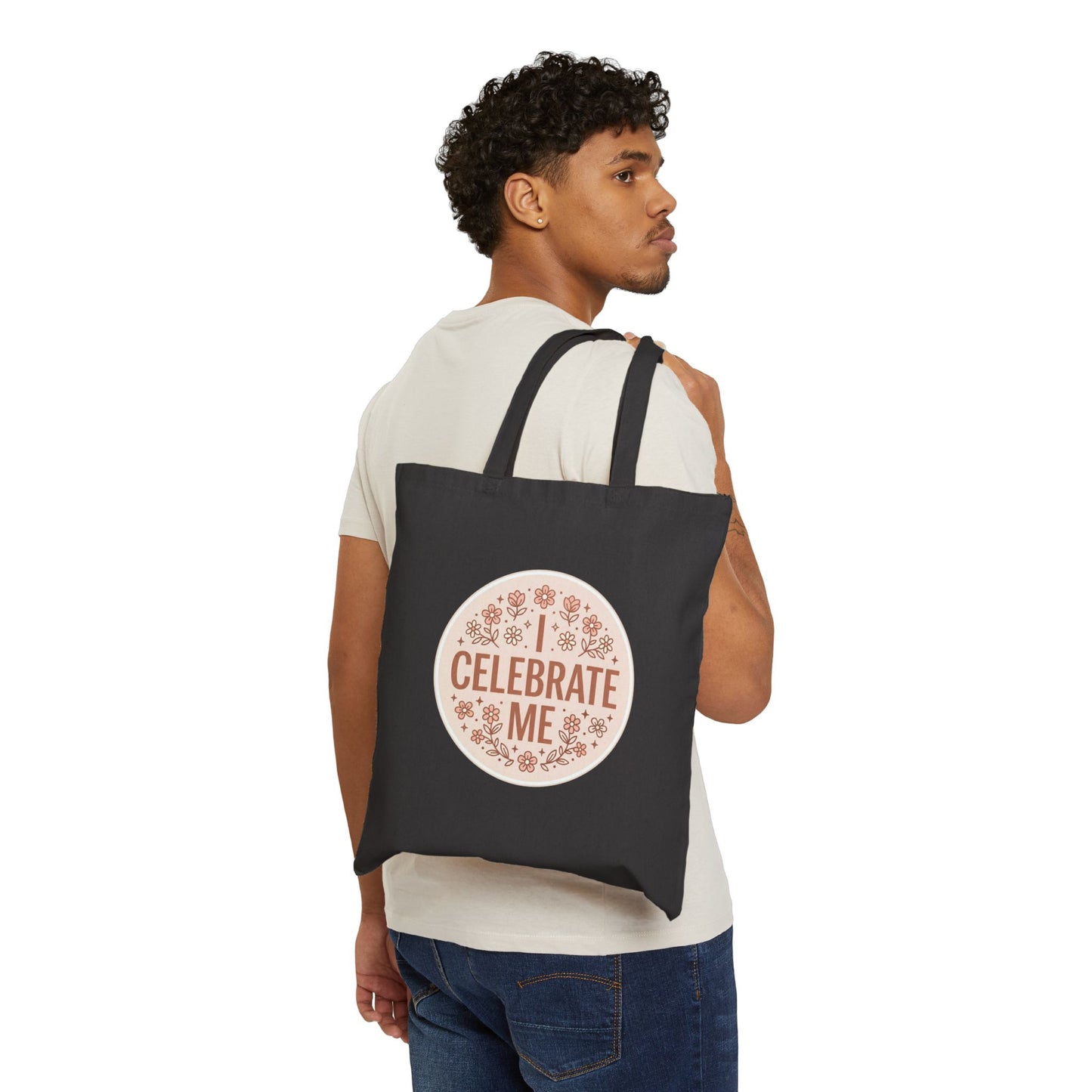 Celebrate Me Canvas Tote Bag